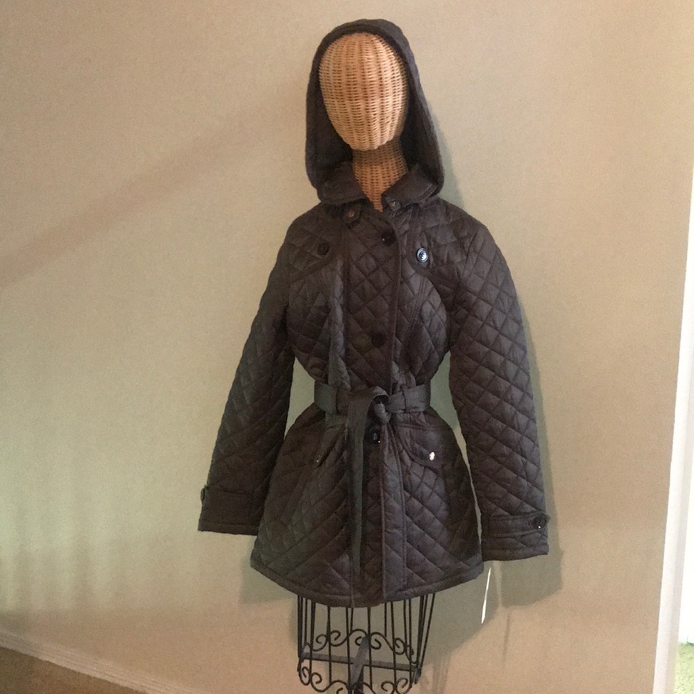 Laundry by Design Quilted Coat - Smoky Gray